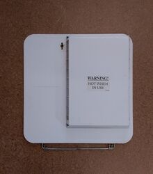 Suburban Hot Water Service Door - White