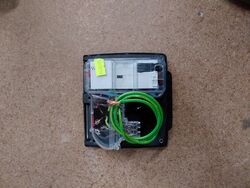 CMS 15A Autoswitch Inlet w RCD Switch  Black