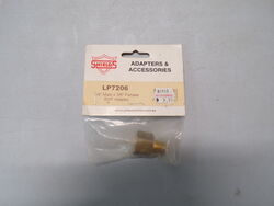Gas Fitting - 1/4" Male x 3/8" Female BSP Adaptor