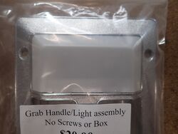 Grab HandleLight assembly  Silver
