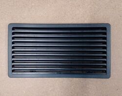 Thetford Large Lower Fridge Vent Insert - Black
