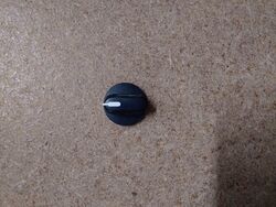 Thetford N301/N304/N402/N404/N504/N504/N604M Black Control Knob